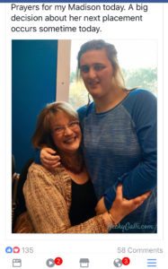 Madison Facebook with Mom