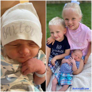 Welcome to the world, Baxter Joseph!