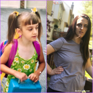 Madison, when Pathfinders was first founded, and now, as a young adult.