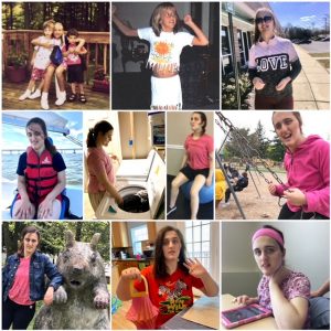 Despite her limitations, she is thriving