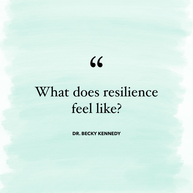 What does resilience feel like?